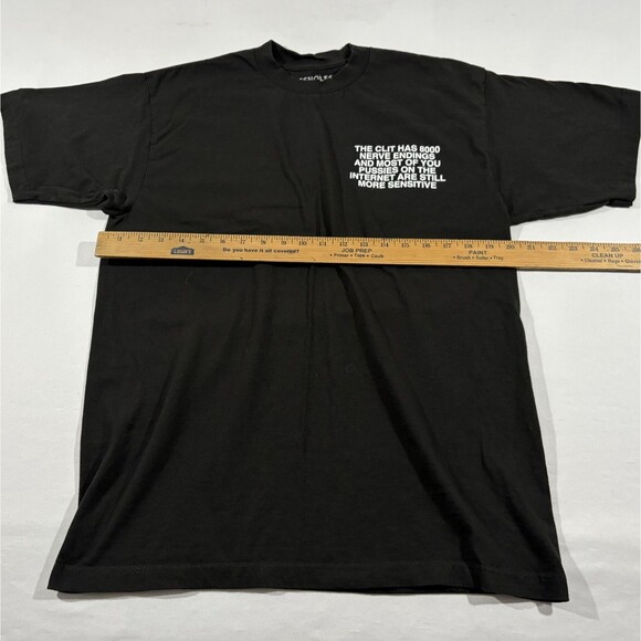 Asshol**s Live Forever Cl*t Funny Black Crew Short Sleeve Cotton Tee T-shirt L - Picture 5 of 9